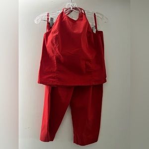 Vintage Loft capri bottoms and matching top. One set sold together.
